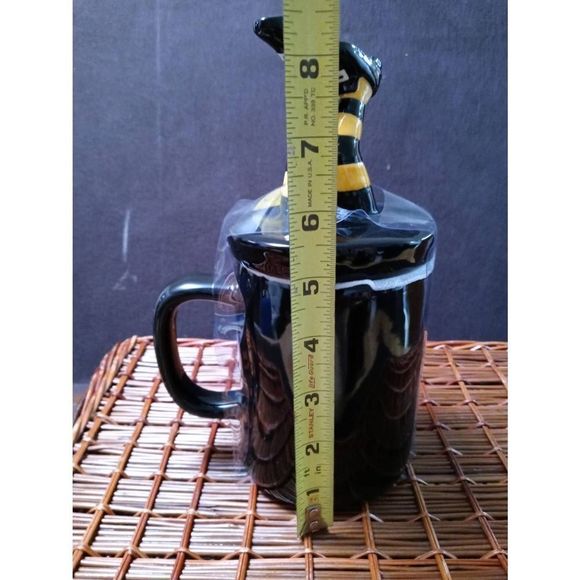Rae Dunn by Magenta HOCUS POCUS Decorative‎ Mug With Witch Legs Lid Black - Picture 5 of 6